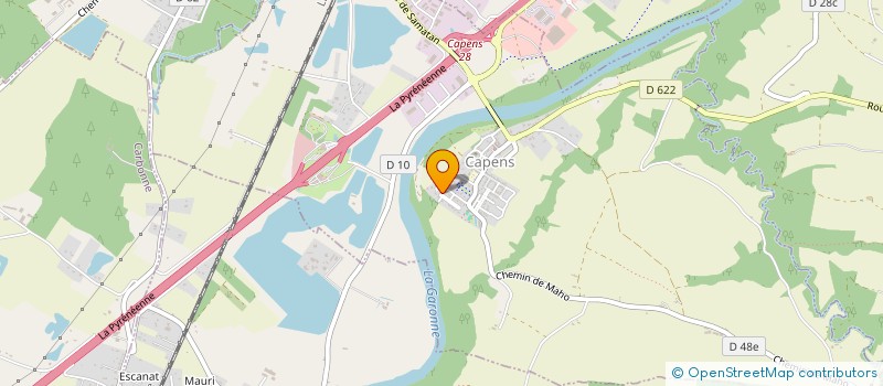 localisation de l'entreprise LES LAGUNES DU SOLEIL  CAPENS