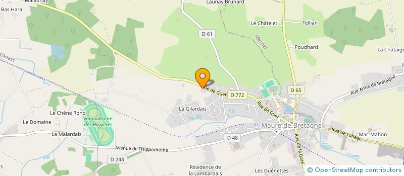 localisation de l'entreprise LES LAIS DE BAS  VAL D'ANAST