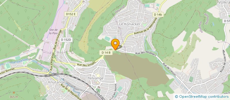 localisation de l'entreprise LES LAITIERS LORRAINS à NILVANGE