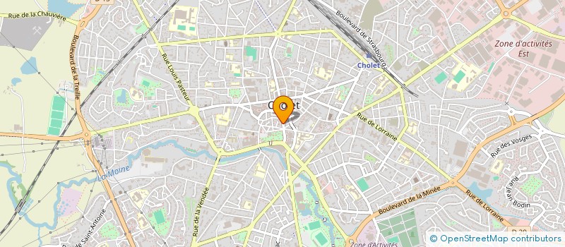 localisation de l'entreprise LES LAITS CHAUDS à CHOLET
