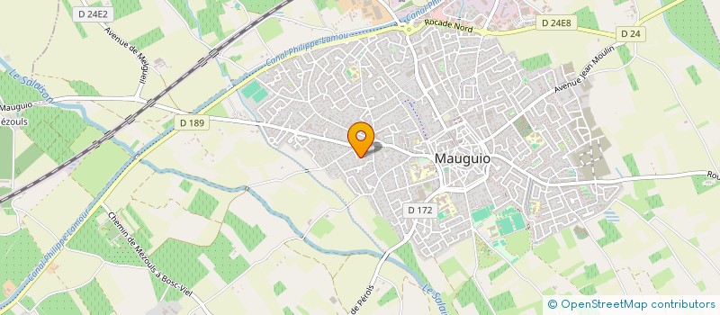 localisation de l'entreprise LES LAMANTINS  MAUGUIO