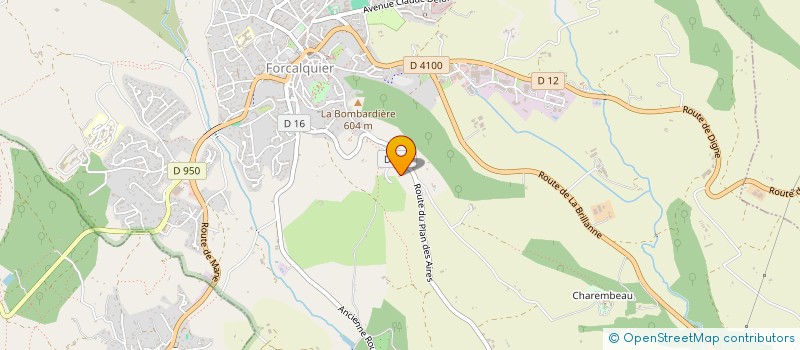 localisation de l'entreprise LES LAMAS DEBOUT à FORCALQUIER