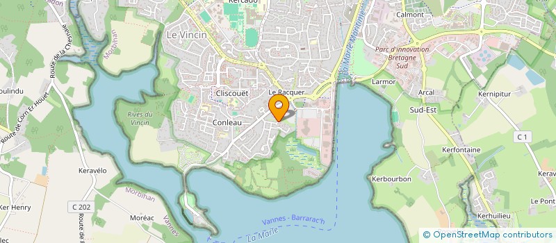 localisation de l'entreprise LES LAMAS EN PYJAMA à VANNES