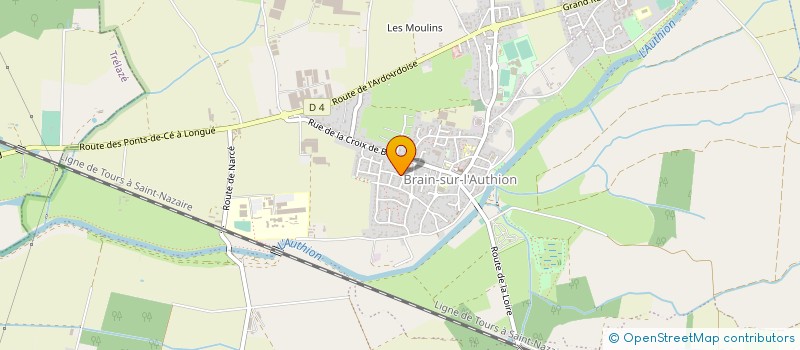 localisation de l'entreprise LES LAMES DE GALERNE  LOIRE-AUTHION