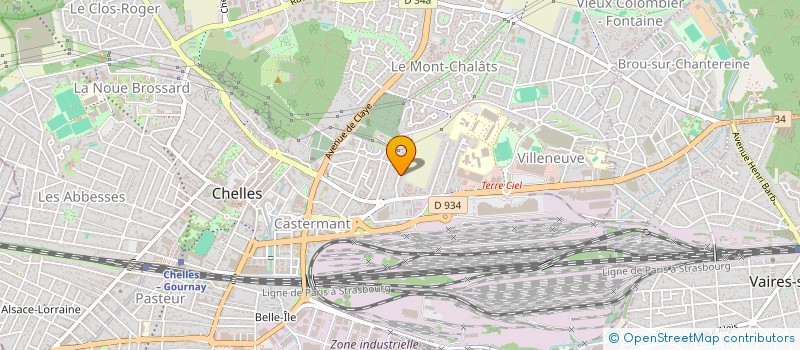 localisation de l'entreprise LES LAMES DE LA FURIA  CHELLES