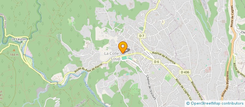 localisation de l'entreprise LES LAMES DU LOUP à LA COLLE-SUR-LOUP