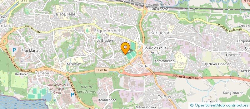 localisation de l'entreprise LES LAMINAIRES  SAINT-YVI