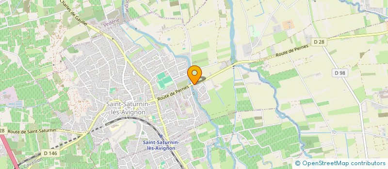 localisation de l'entreprise LES LAMPES PROVENCALE CELINE SANTINO  SAINT-SATURNIN-LES-AVIGNON