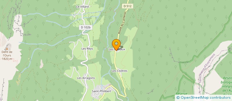 localisation de l'entreprise LES LANCES DE MALISSARD à SAINT-PIERRE-D'ENTREMONT