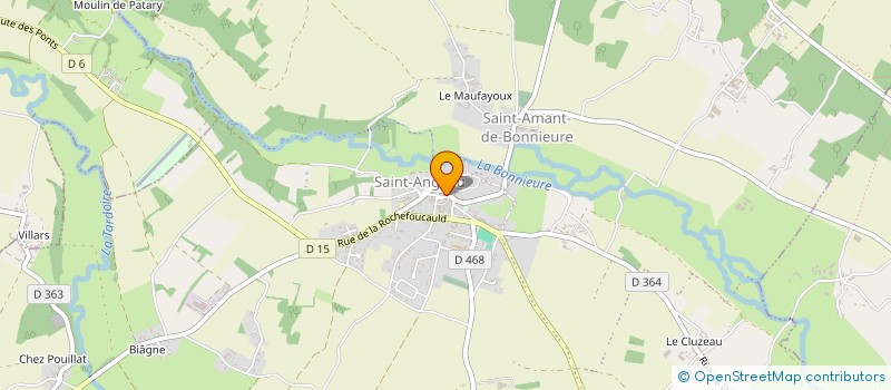 localisation de l'entreprise LES LANCEURS DE LA BONNIEURE à VAL-DE-BONNIEURE