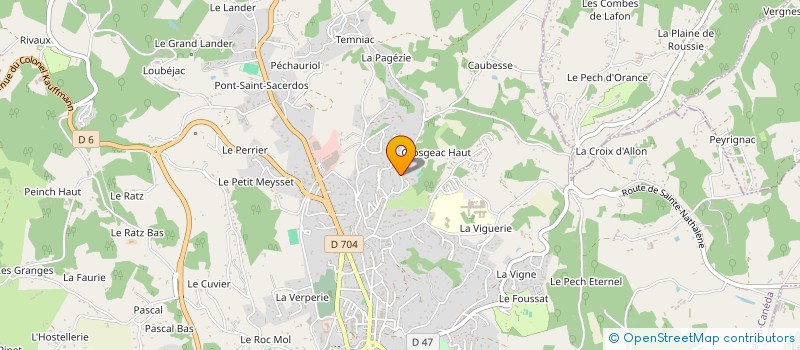 localisation de l'entreprise LES LANDAIS à SARLAT-LA-CANEDA