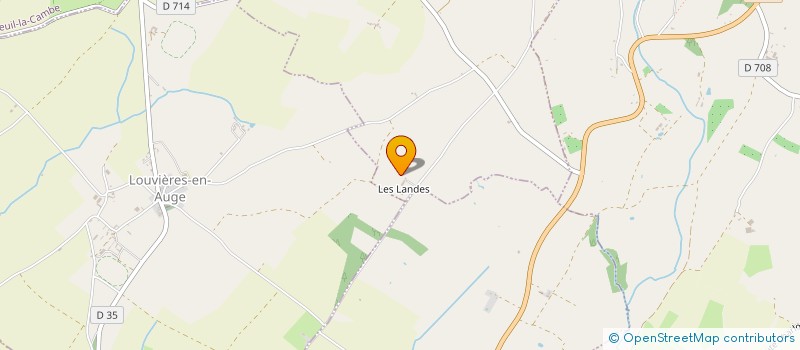 localisation de l'entreprise LES LANDES à MONTREUIL-LA-CAMBE
