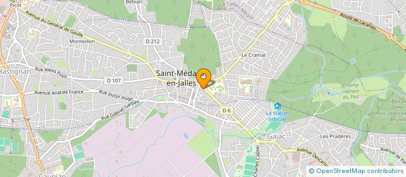 localisation de l'entreprise LES LANDES DE BASSON  SAINT-MEDARD-EN-JALLES