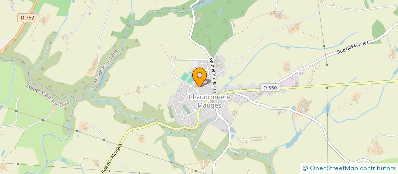localisation de l'entreprise LES LANDES SAINT JOSEPH à MONTREVAULT-SUR-EVRE