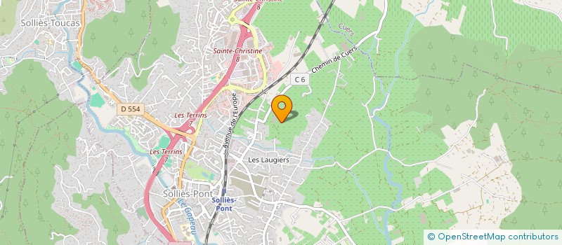 localisation de l'entreprise LES LANDICH  SOLLIES-PONT