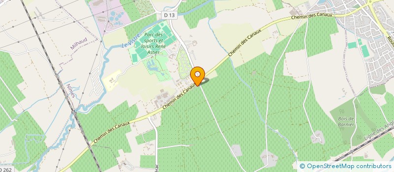 localisation de l'entreprise LES LANGOULEUSES  NIMES