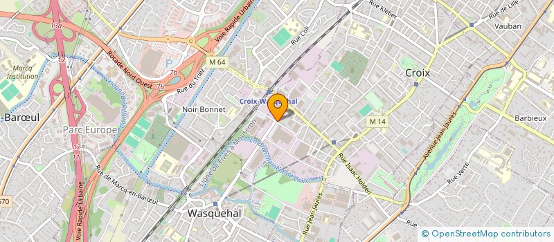 localisation de l'entreprise LES LANTERNES ROUGES  CROIX