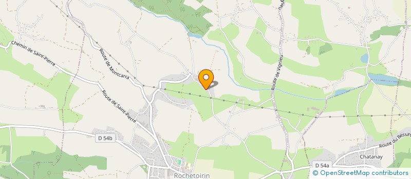 localisation de l'entreprise LES LAPINS  ROCHETOIRIN