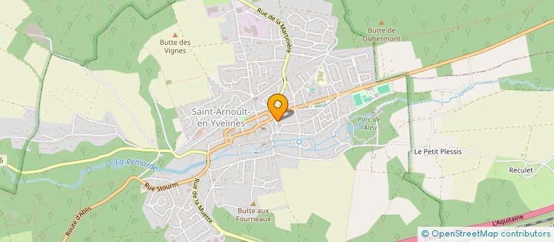 localisation de l'entreprise LES LAPINS BLEUS à SAINT-ARNOULT-EN-YVELINES