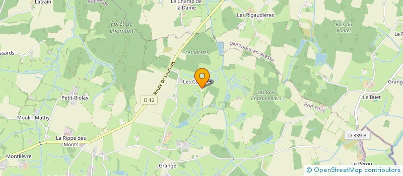 localisation de l'entreprise LES LAPINS DE FER  ROMENAY