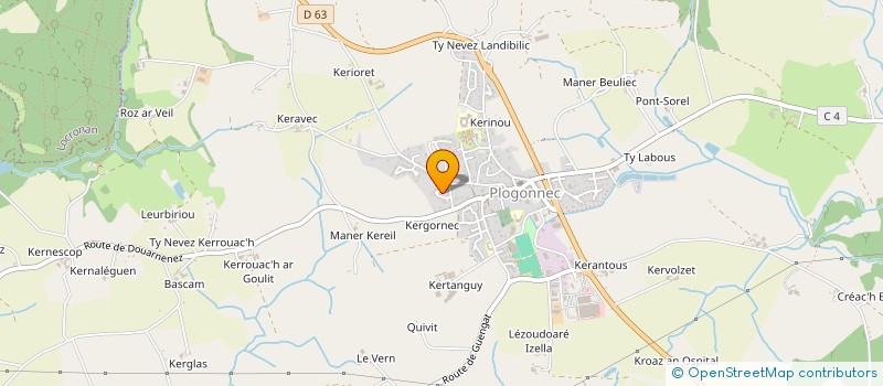 localisation de l'entreprise LES LAPINS DE GUENGAT  GUENGAT