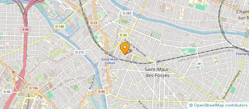 localisation de l'entreprise LES LARMES D'APHRODITE à SAINT-MAUR-DES-FOSSES