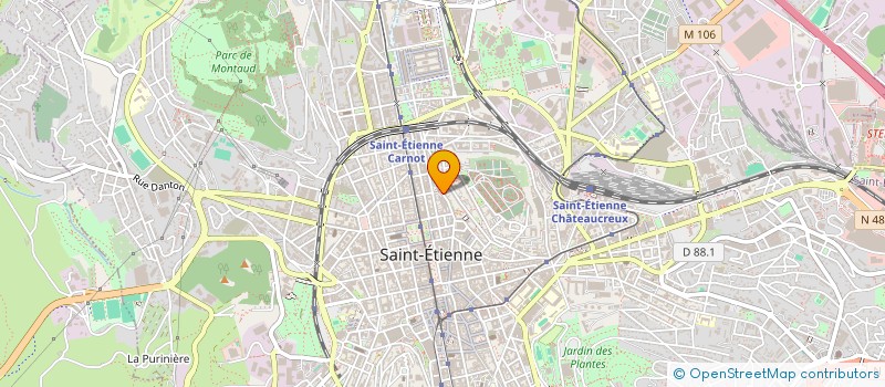 localisation de l'entreprise LES LARMES D'ELIYAH  SAINT-ETIENNE