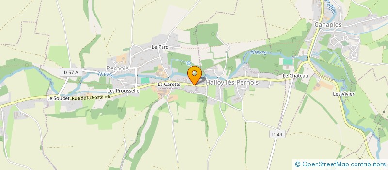 localisation de l'entreprise LES LARRIS BOUCHER  PERNOIS