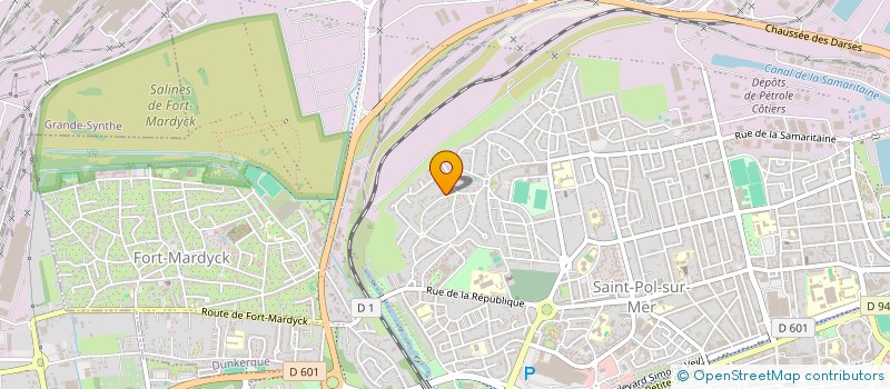localisation de l'entreprise LES LASSOS D'OR à DUNKERQUE