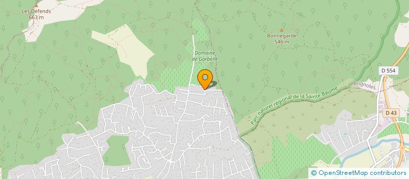 localisation de l'entreprise LES LAUGNES  GAREOULT