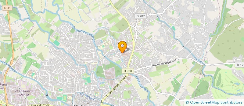 localisation de l'entreprise LES LAUR'ENCE à L'ISLE-SUR-LA-SORGUE