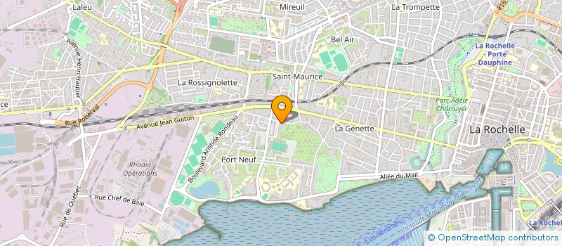 localisation de l'entreprise LES LAURIERS  LA ROCHELLE