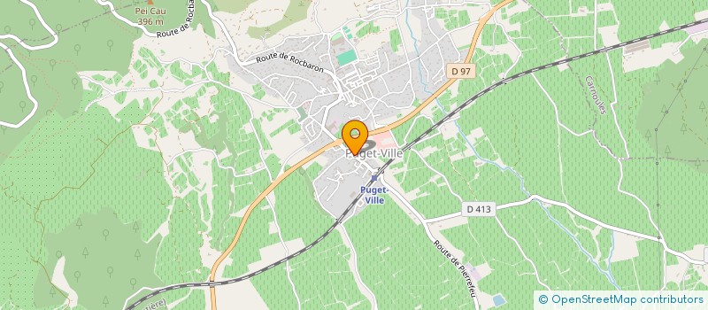 localisation de l'entreprise LES LAURIERS à CUERS