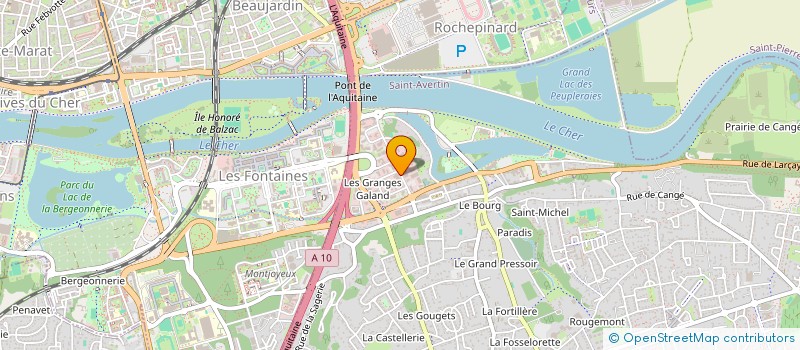 localisation de l'entreprise LES LAURIERS  SAINT-AVERTIN