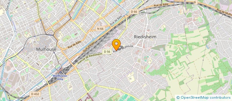 localisation de l'entreprise LES LAURIERS  RIEDISHEIM