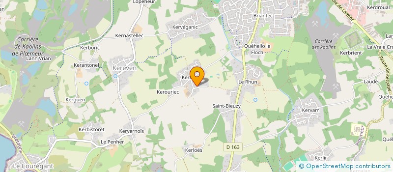 localisation de l'entreprise LES LAURIERS à PLOEMEUR