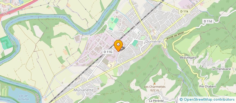 localisation de l'entreprise LES LAURIERS  DOMENE