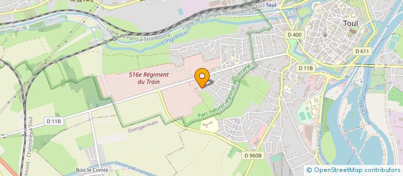 localisation de l'entreprise LES LAURIERS  ECROUVES