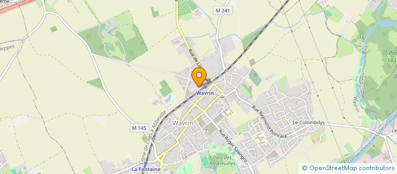 localisation de l'entreprise LES LAURIERS  WAVRIN