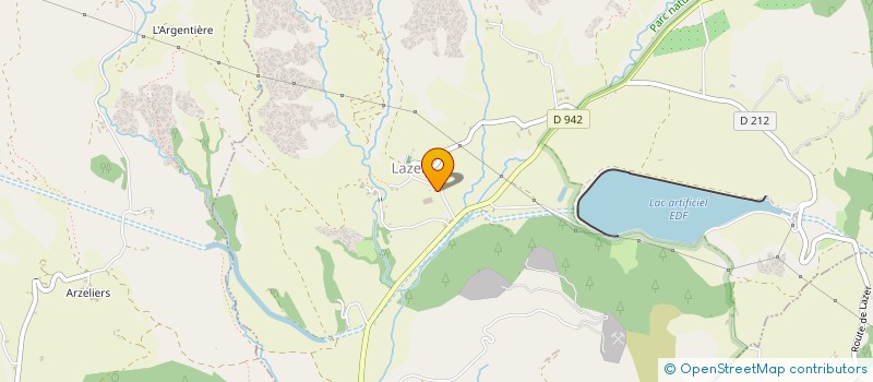 localisation de l'entreprise LES LAURIERS  LAZER