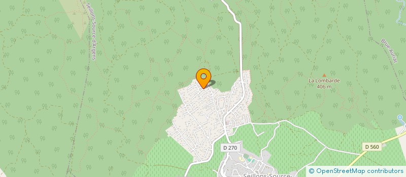 localisation de l'entreprise LES LAURIERS  SEILLONS-SOURCE-D'ARGENS