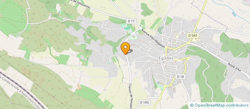 localisation de l'entreprise LES LAURIERS D'AGUIO  EGUILLES