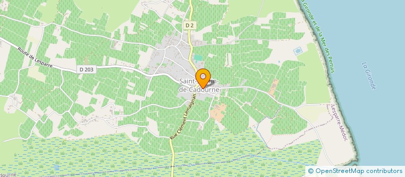 localisation de l'entreprise LES LAURIERS DE BOHEME TROUPE DE FIDELIO DI ARCHANGELO  SAINT-SEURIN-DE-CADOURNE