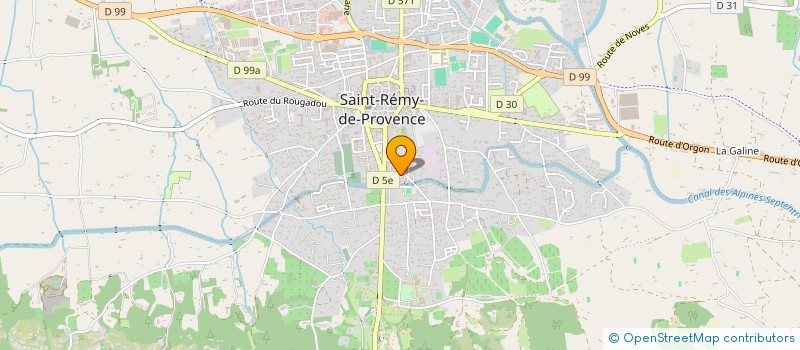 localisation de l'entreprise LES LAURIERS ROSES à SAINT-REMY-DE-PROVENCE