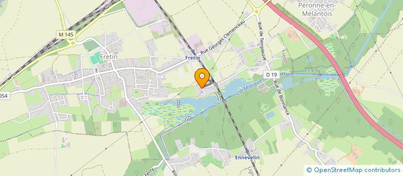 localisation de l'entreprise LES LAURIERS ROSES à FRETIN