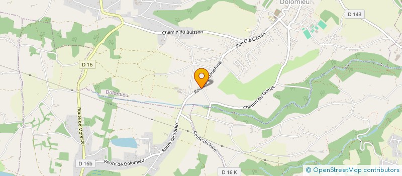 localisation de l'entreprise LES LAUZEROTS  DOLOMIEU