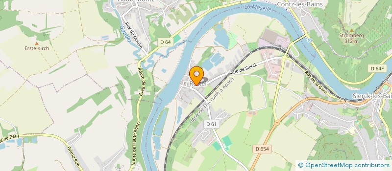 localisation de l'entreprise LES LAV SALOONS DE L EST à RUSTROFF
