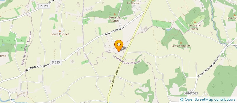 localisation de l'entreprise LES LAVANDES  LE POET-LAVAL