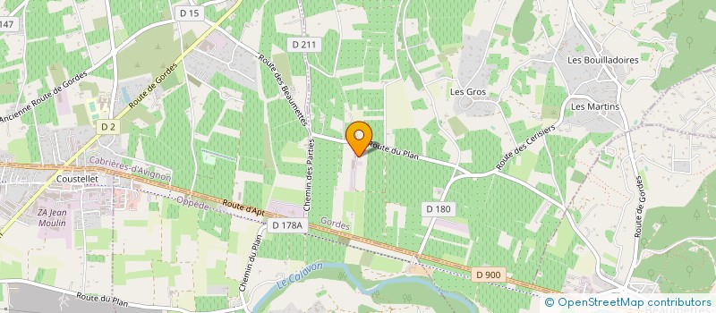 localisation de l'entreprise LES LAVANDES  BEAUMETTES