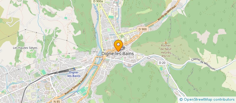 localisation de l'entreprise LES LAVANDES à DIGNE-LES-BAINS